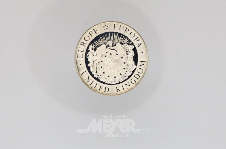 Münze UNITED KINGDOM 1992, Silver ECU