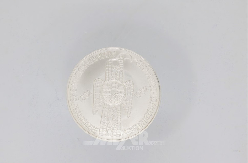 Münze 5 DM, Germanisches Museum 1952