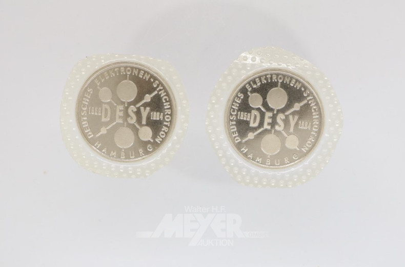 6 Medaillen, DESY