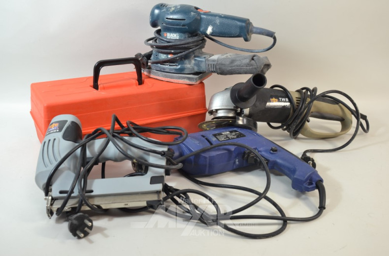 Posten div. Handmaschinen: