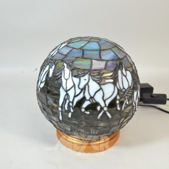 Tischlampe im Tiffanystil, 1-flammig