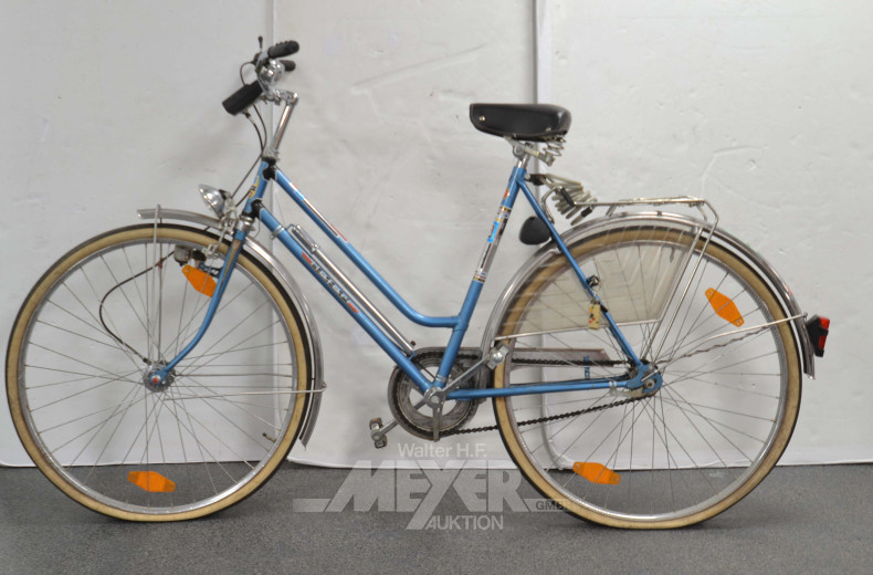 Damenfahrrad, blau, HAFARI