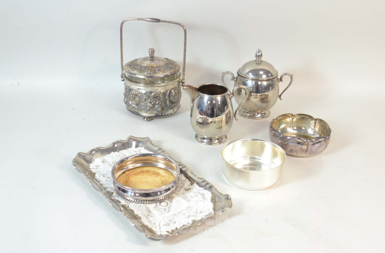 Posten Metall-Dekorationen: