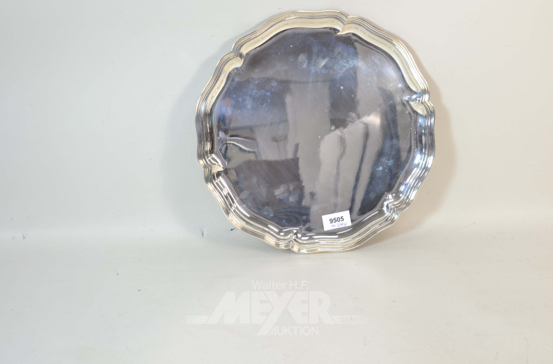 Kuchenplatte, 830er Silber,