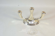 Kerzenleuchter, 3-flammig, 925er Silber