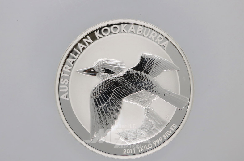 Münze 30 Dollar, 1 kg, 999er Feinsilber,