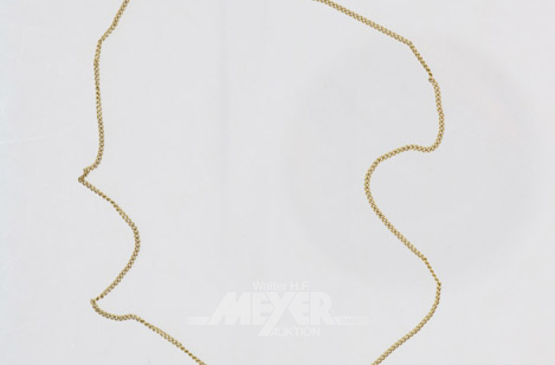 Kettchen, 333er GG mit Herzanhänger,