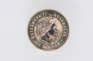 Silbermünze, 1 Dollar Elisabeth II,