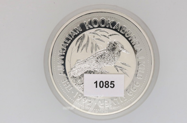 Münze 30 Dollar, 1 kg, 999er Feinsilber,