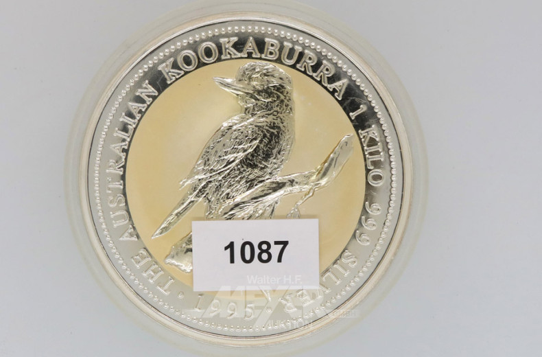 Münze 30 Dollar, 1 kg, 999er Feinsilber,