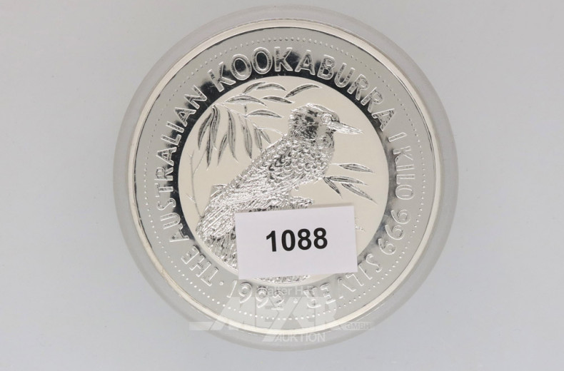 Münze 30 Dollar, 1 kg, 999er Feinsilber,