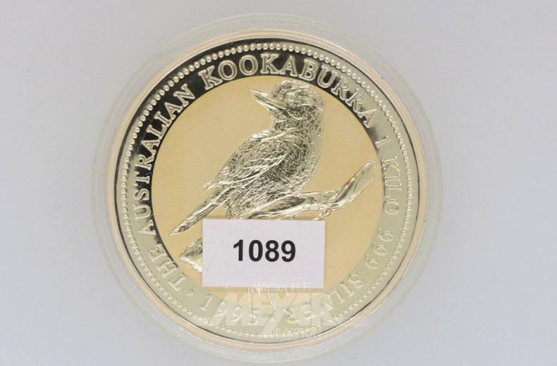 Münze 30 Dollar, 1 kg, 999er Feinsilber,