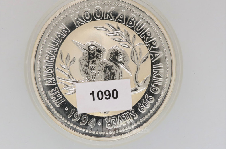 Münze 30 Dollar, 1 kg, 999er Feinsilber,