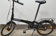 Klapprad, schwarz, 20'', 3-Gang,