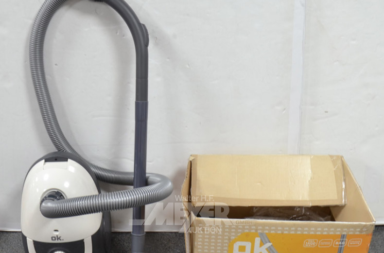 Staubsauger ''OK'', weiß