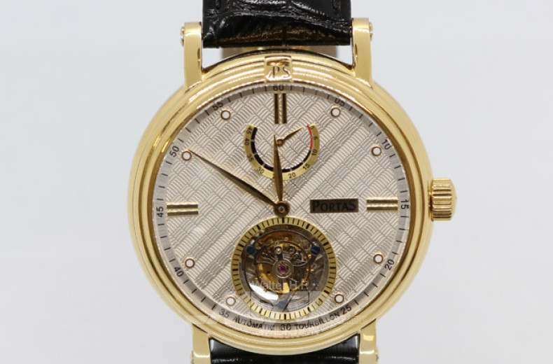 Herrenarmbanduhr, PORTAS, Tourbillon,