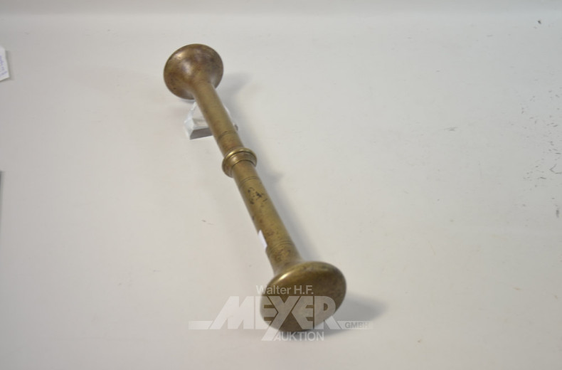 gr. Metall-Stößel, Höhe: ca 40 cm