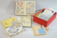 Posten Briefmarken u. -Alben