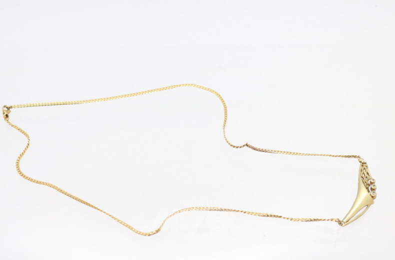 Collier, 333er GG (Säuretest), ca. 6 g.