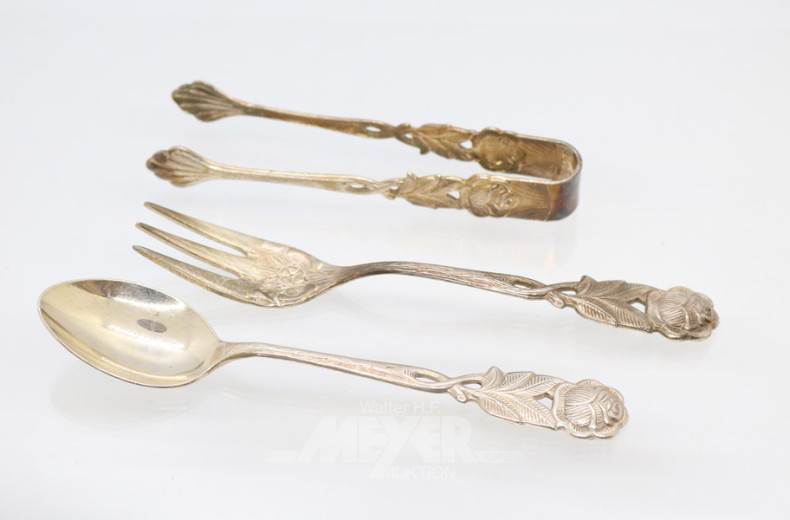 Posten Besteckteile, ca. 44 Stck.