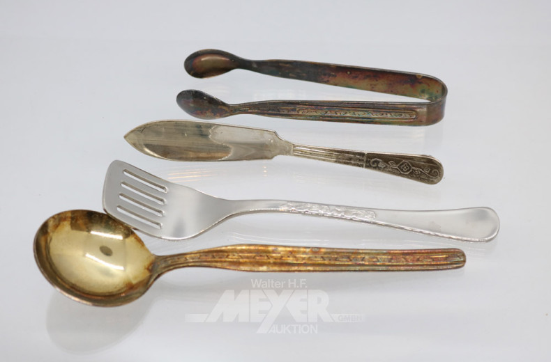 Posten Besteckteile, ca. 44 Stck.