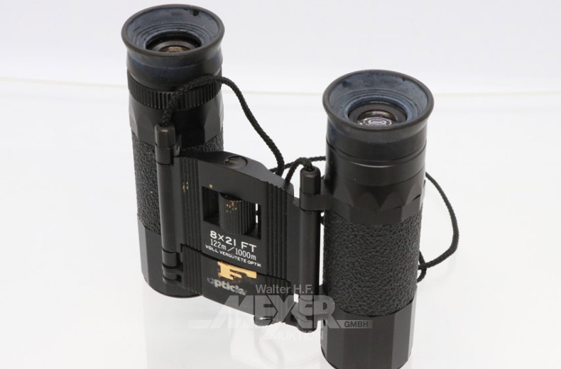 Fernglas, OPTIC 8 x 21 FT