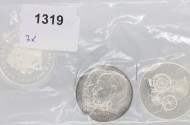 3 Medaillen, Silber