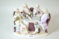 Porz.- Figuren- Gruppe ''Kartenspieler''