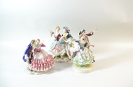 3 Porz.- Figuren ''Tanzende Paare''