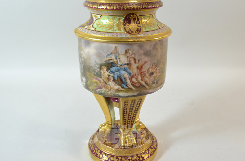 Porz.-Vase, WIEN ''bacchantische Szene''