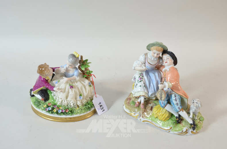 2 Porz.- Figuren- Gruppen