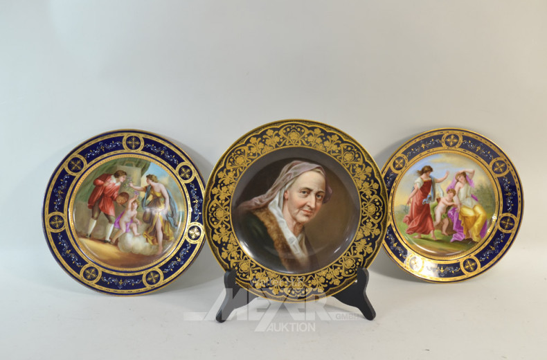 3 Porz.- Teller ''Wien''