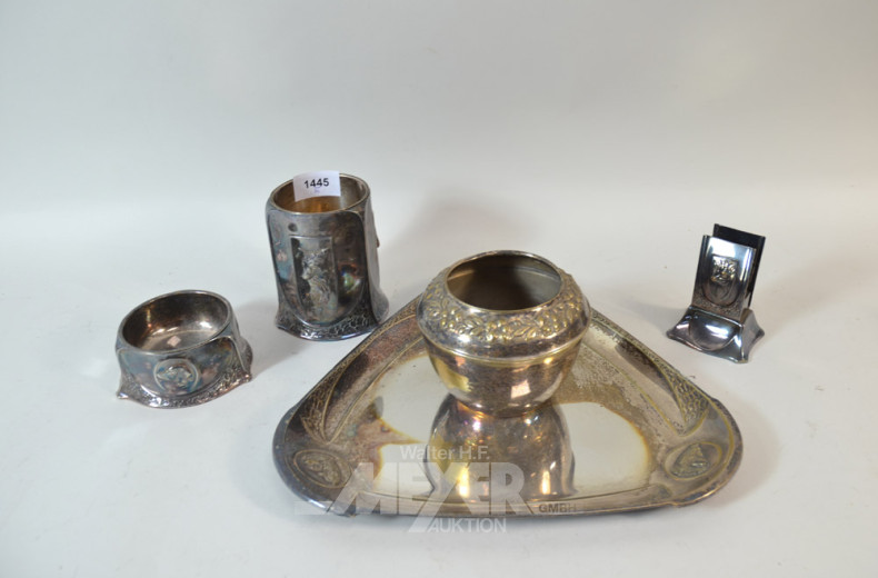 Rauch-Set, WMF, im Jugendstil,