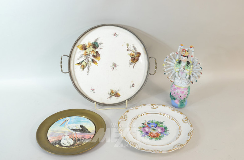 Posten versch. Porz.-Dekorationen und