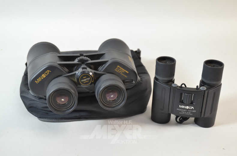 Fernglas und 1 Opernglas