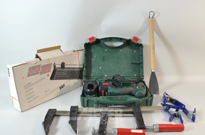 Posten Werkzeug: Akku-Schrauber BOSCH,