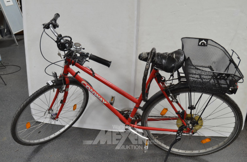 rotes Damen Fahrrad  CONWAY  28 zoll