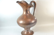 gr. Kupferkrug, Höhe: ca. 55 cm