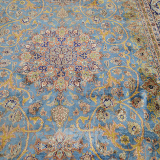 Orient-Teppich, blaugrundig,