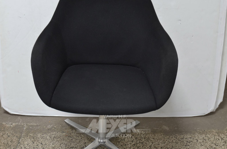 6 Kunststoffschalen-Drehsessel,