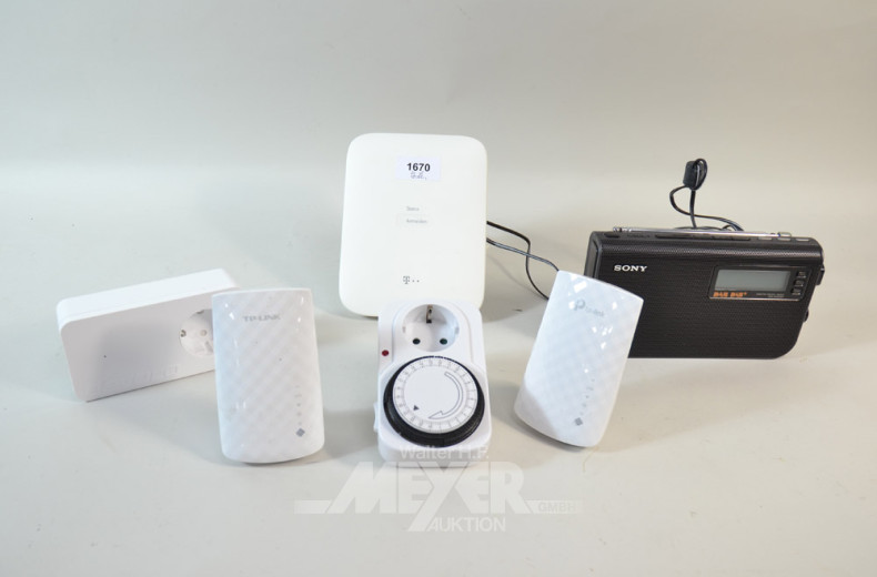 Posten Telefonzubehör, Rputer, Repater,