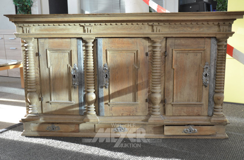 2 versch. Aufsätze, Eiche, vermutl. 19 Jh.