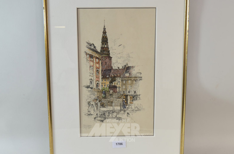 Lithographie ''Kopenhagen''