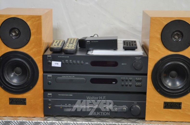 Musikanlage ''NAD'' 4-tlg.: