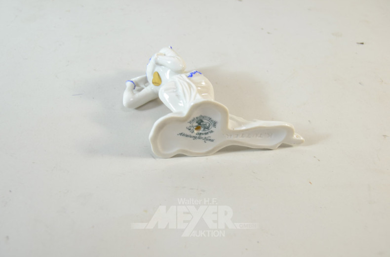 4 versch. Porzellan Figuren,