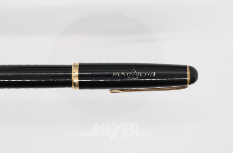 2 Füllfederhalter, MONTBLANC,