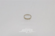 Bandring, 585er WG, ca. 4 g., besetzt