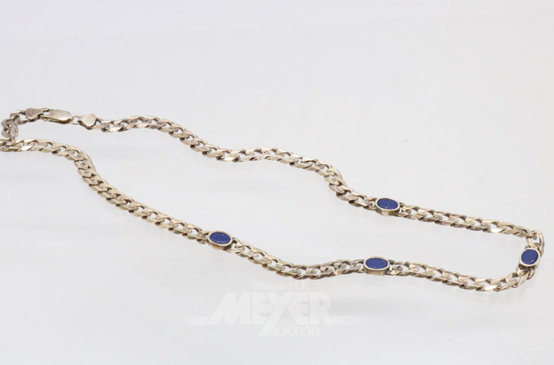 Panzerkette, 925er Sterling Silber,