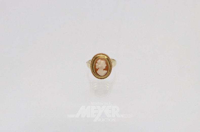 Damenring, 585er GG (Säuretest),