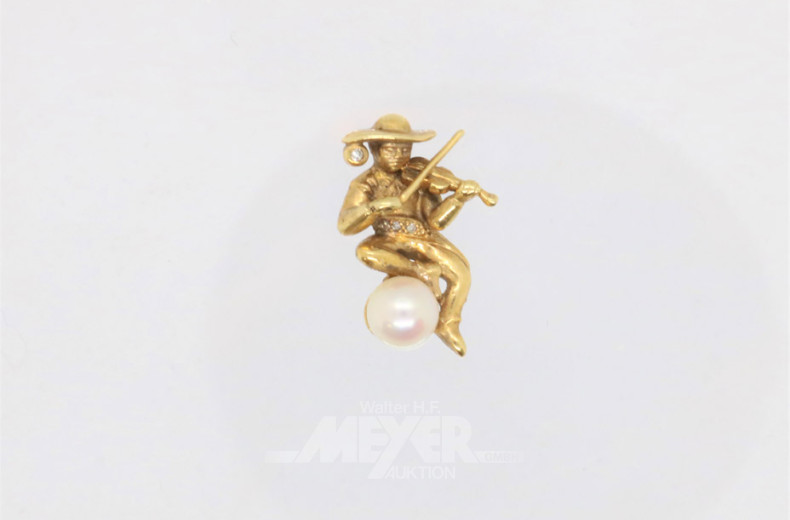 Kettenanhänger, 333er GG, ca. 3 g.,